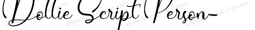 Dollie Script Person字体转换